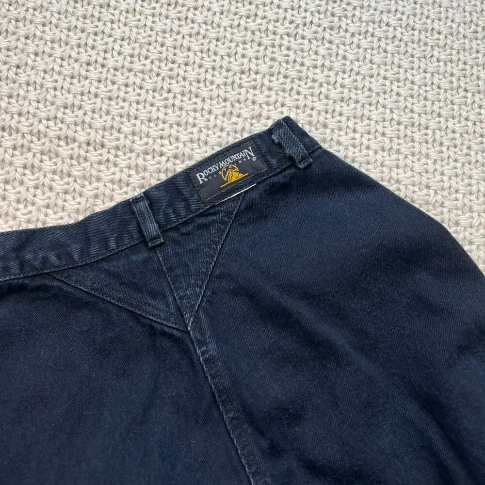 Vintage Western Rockies‎ Rocky Mountain Black Yoke Jeans - Size 24 x 29.5
